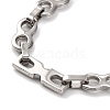 201 Stainless Steel Infinity Link Chain Necklace NJEW-F222-28P-3