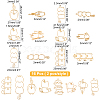 8 Styles Alloy Open Back Bezel Animal Theme Pendants PALLOY-AR0001-17-5