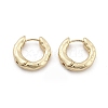 Brass Hoop Earrings for Women EJEW-M071-02G-01-1