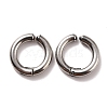201 Stainless Steel Clip-on Earrings EJEW-Z014-01C-P01-1
