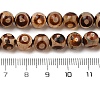 Natural Tibetan 3-Eye dZi Agate Beads Strands G-A240-A02-01-5