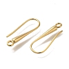 Brass Earring Hooks KK-H502-15G-2