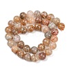Natural Multilayer Lodolite Quartz Beads Strands G-Z133-A02-10mm-02-3
