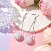 Resin Rhinestone Dangle Earring EJEW-JE05909-2