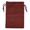 Christmas Theme Jute Cloth Storage Bags ABAG-F010-01A-04-3