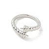 Brass Cup Peg Open Cuff Ring Settings LS-KK-G518-10P-05-2