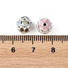 Brass & Alloy & Rhinestone Enamel Beads RB-CBA973B-11A-P-3