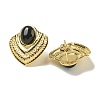 Cat Eye Stud Earrings EJEW-G400-60G-02-2