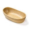 Wood Jewelry Plate Storage Tray WOOD-K010-03-1