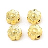 Rack Plating Brass Beads KK-Z030-14G-1