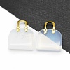 Opalite Brass Pendants KK-E274-01G-01-2