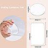 CHGCRAFT 10Pcs 2 Style Silicone Eyelash Extension Pads MRMJ-CA0001-32-2