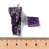 Grade 5A Natural Charoite Pendants G-H310-02P-03-3