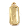 Brass Micro Pave Cubic Zirconia Charms ZIRC-I054-12G-05-3