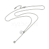 304 Stainless Steel Snake Chain Necklaces NJEW-D080-08P-2