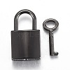 Rectangle Alloy Padlock Mini Lock with Key PALLOY-H191-02EB-1