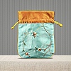 Chinese Style Brocade Drawstring Gift Blessing Bags PW-WG56623-08-1