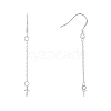 925 Sterling Silver Earring Hooks Findings STER-I014-26S-2