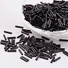 Glass Bugle Beads SEED-E001-9mm-49#-1