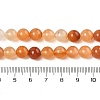 Natural Red Agate Beads Strands G-A248-A06-02-5