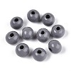 Spray Painted Round Natural Schima Wood Beads WOOD-A018-8mm-11-1