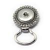 Alloy Rhinestone Snap Magnetic Brooch Making PALLOY-Q315-09-1