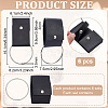 6Pcs PU Leather Towel Clip AJEW-FG0005-56-2