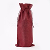 Imitation Burlap Pouches ABAG-WH0012-A06-2