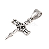 304 Stainless Steel Pendants STAS-C164-01A-AS-2