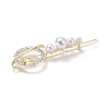 Alloy Crystal Rhinestone Hair Barrettes PHAR-Z003-16LG-2