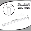 Transparent Acrylic Pipe AJEW-WH0475-51L-2