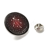 Twelve Constellation Creative Alloy Badges Constellation Brooches JEWB-S033-01P-G-3