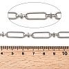 304 Stainless Steel Rectangle Link Chains CHS-Z007-22P-2