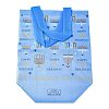 Hanukkah Theme Non-Woven Reusable Folding Gift Bags with Handle ABAG-NH0001-01C-1