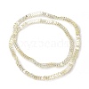 Electroplate Transparent Glass Beads Strands EGLA-L044-B-FR01-3