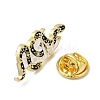 Snake & Flower Enamel Pins JEWB-P030-D03-3