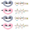 20Pcs 4 Style Plastic Snap Hair Clips PHAR-CP0001-24-1