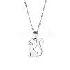 Stainless Steel Pendant Necklaces PW-WGC1D7E-01-5