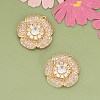 Brass Pendants KK-V006-01G-07-1