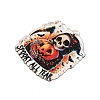 Halloween Theme Opaque Printed Acrylic Pendants SACR-S034-05B-2