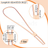 PU Imitation Leather Bag Drawstring Cord & Cord Slider Sets DIY-WH0453-50B-01-2