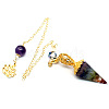 Resin Cone Dowsing Pendulum Big Pendants PW-WG1687A-04-1