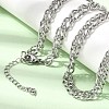 6.5MM 304 Stainless Steel Double Link Chain Necklaces for Women Men SA-CBA37BC-22P-1