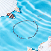 1Pc Bohemia Style Stainless Steel Satellite Chains Anklets AJEW-LP0007-16P-3
