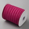 50 Yards Polyester Single Face Velvet Ribbon OCOR-WH0082-161A-2