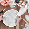 Cotton Imitation Flat Round Fascinator Hat Base for Millinery FIND-WH0173-460A-3
