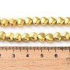 Electroplate Glass Beads Strands EGLA-H109-12-01-5