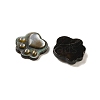 Natural Black Lip Shell Cat Paw Print Beads SHEL-M021-04-2