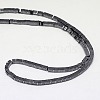 Electroplate Non-magnetic Synthetic Hematite Heishi Beads Strands X-G-J171A-3x3mm-03-2