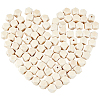100Pcs Unfinished Wood Faceted Cube Beads WOOD-PA0001-75A-1